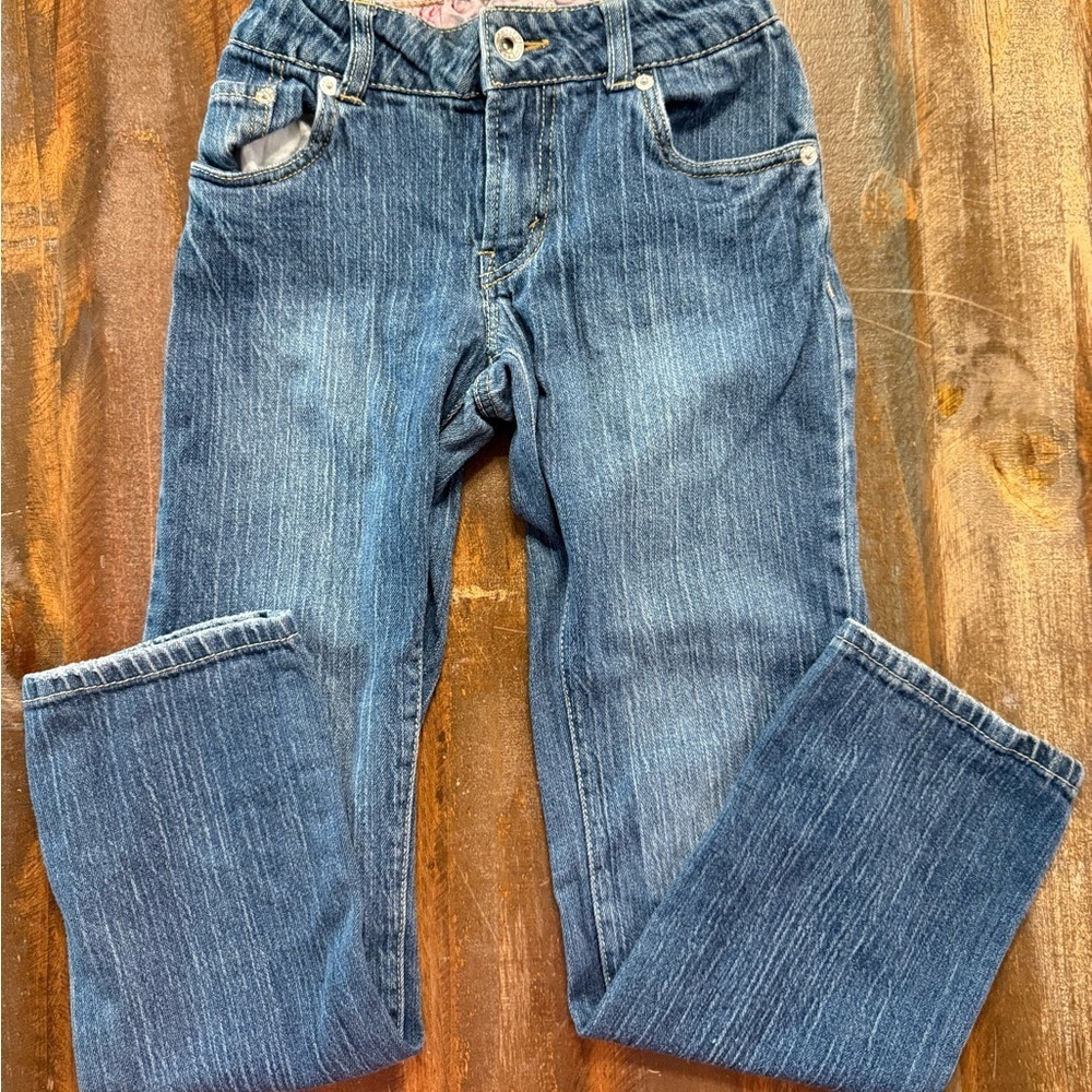 Levi’s Girls‎ Size 10 Regular Bootcut Stretch Jeans Classic Blue Denim EUC